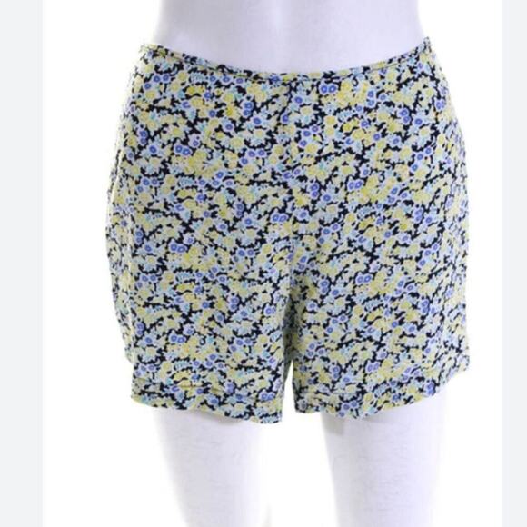 EQUIPMENT FEMME FLORAL SILK SHORT SIZE M - Picture 1 of 5